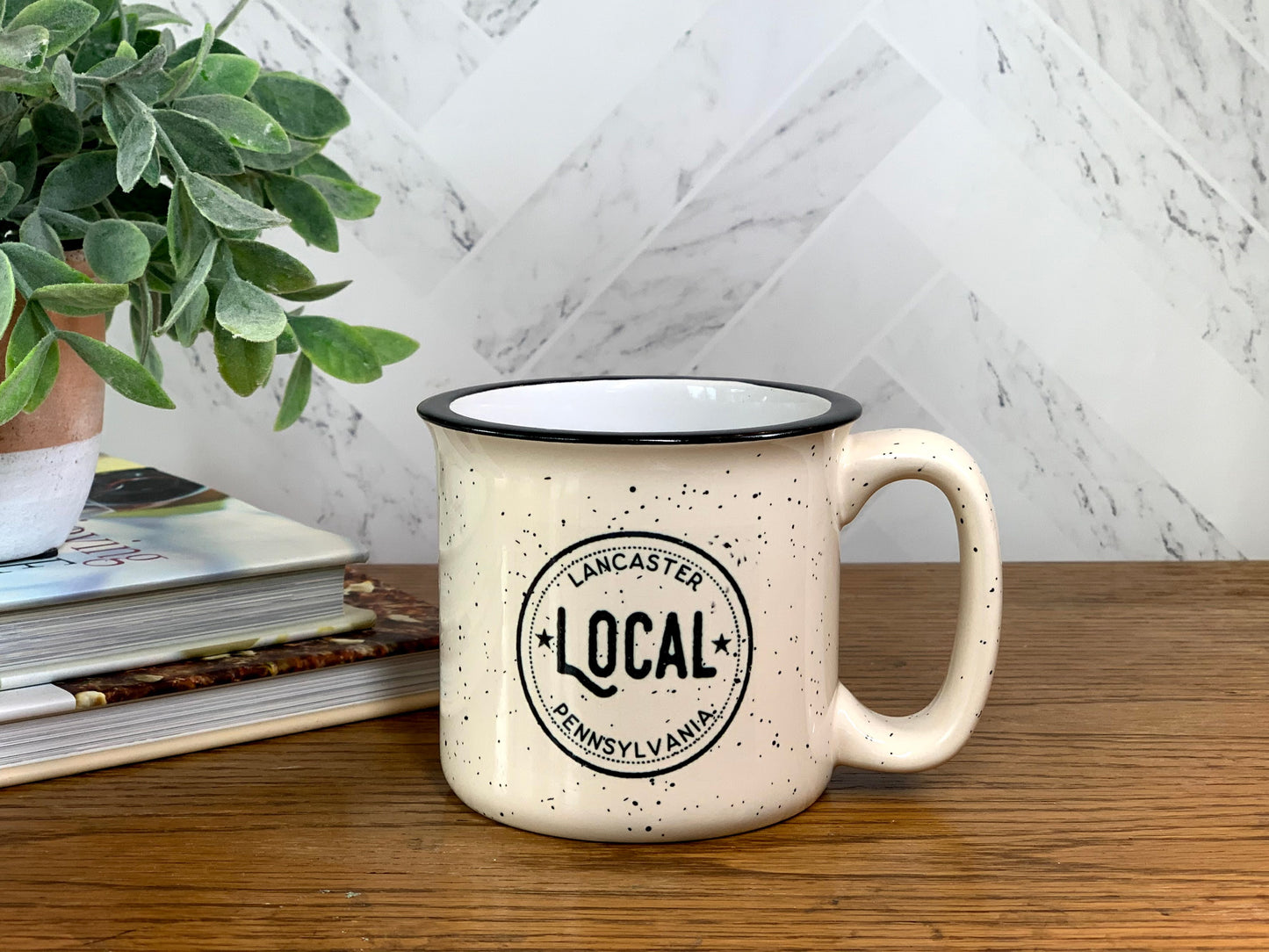 Locals Only Ceramic Camper Mug