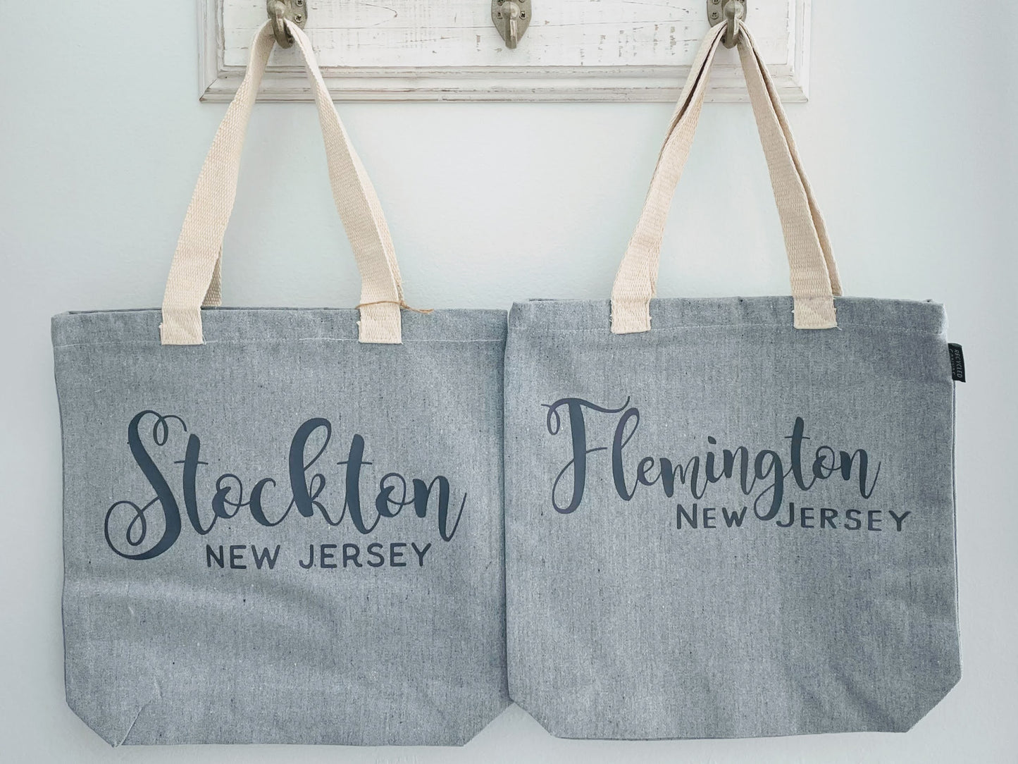 Simply Stated Recycled Gray Canvas Tote