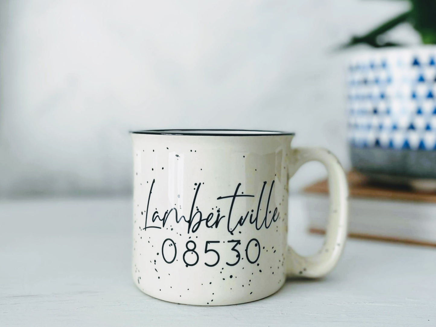 Town and ZIP Ceramic Camper Mug