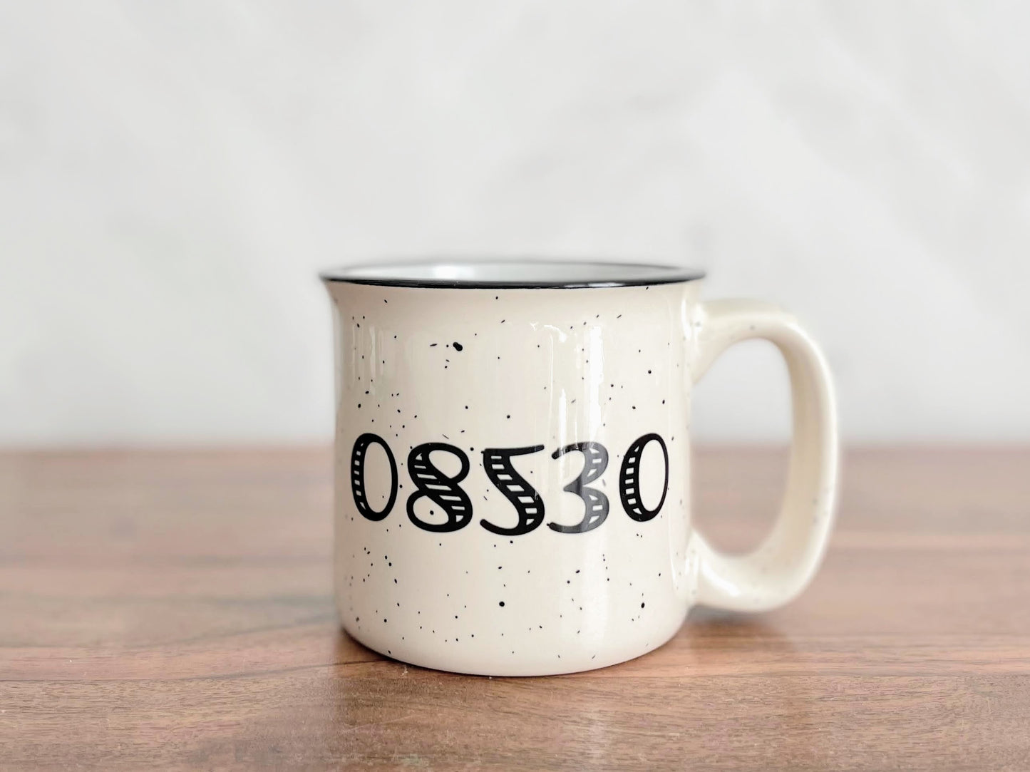 ZIP Code Ceramic Camper Mug