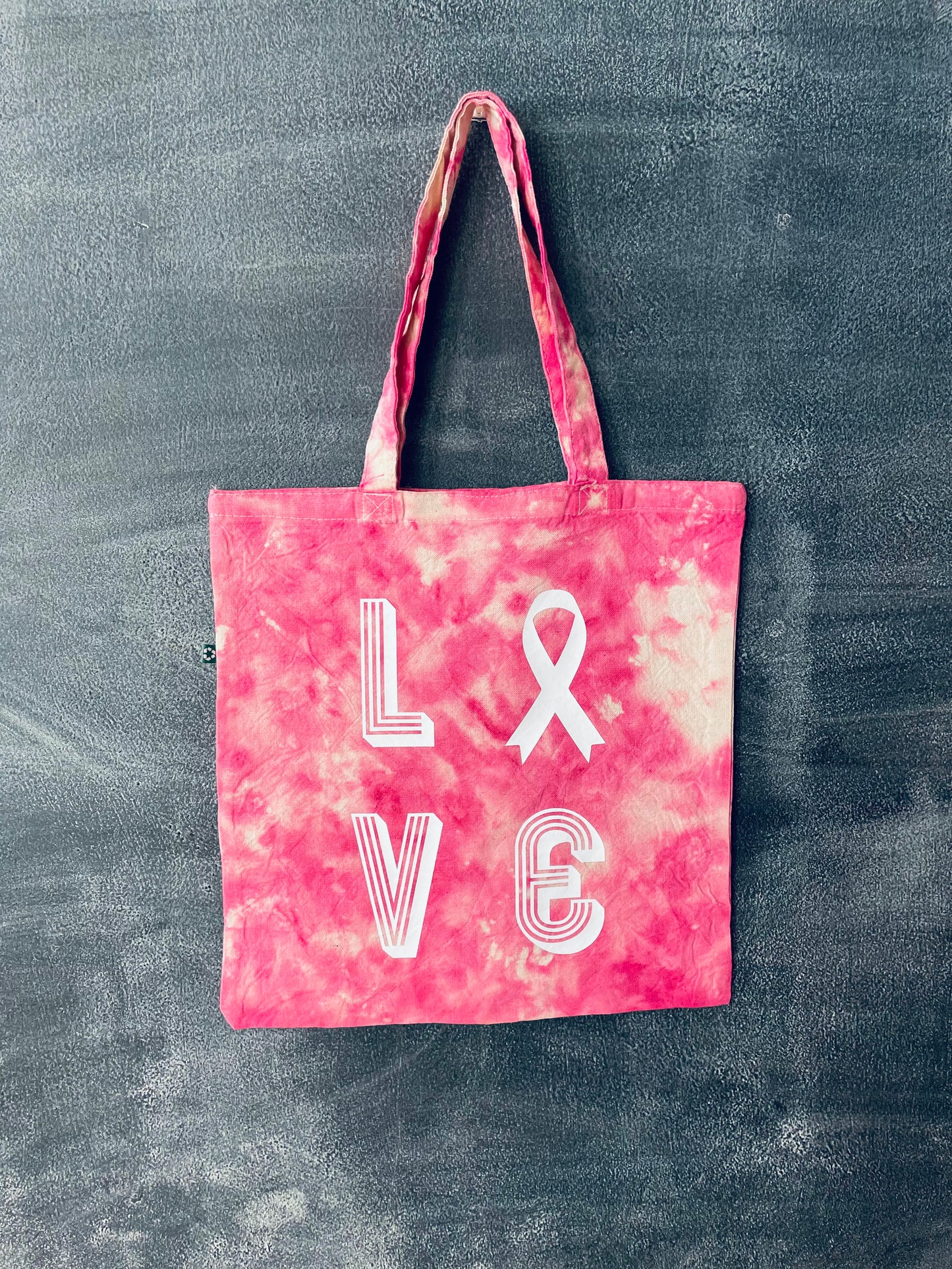 Love and Hope Tie-Dyed Tote