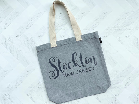 Simply Stated Recycled Gray Canvas Tote