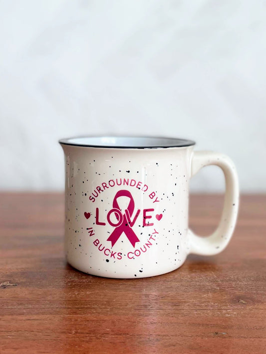 Surrounded by Love Camper Mug