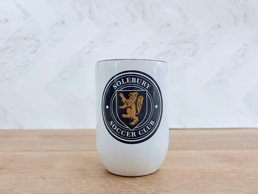 Solebury Soccer Club 12oz Wine Tumbler