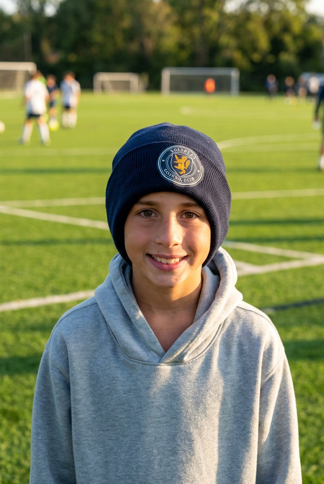 Solebury Soccer Club 12" Sherpa-Lined Knit Hat - Navy
