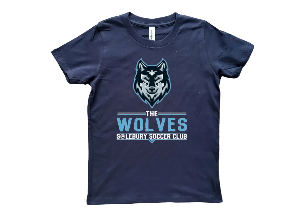 The Wolves Tee Youth/Adult - Navy