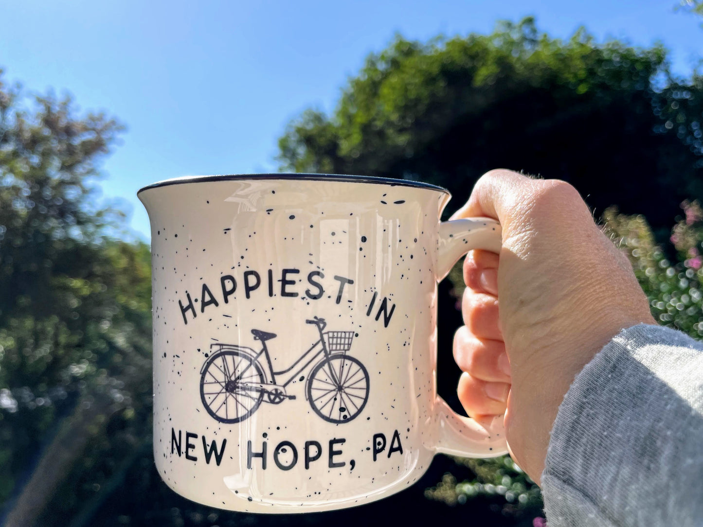 The Happiest Ceramic Camper Mug