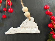 Load image into Gallery viewer, State Outline Clay Ornament
