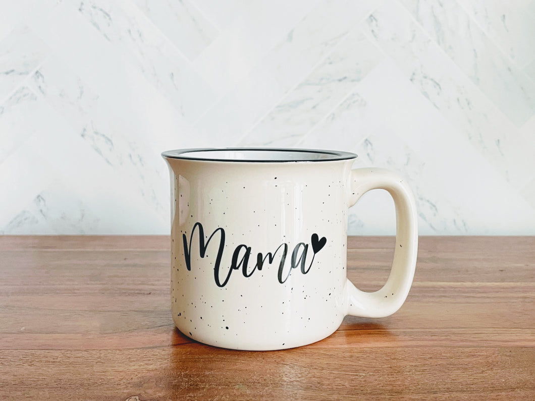 Mama Love Ceramic Camper Mug