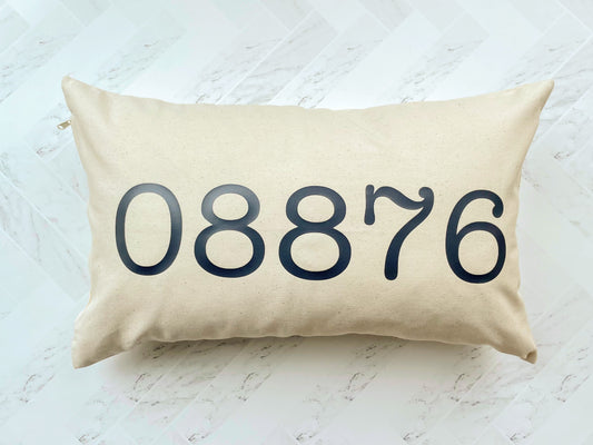 ZIP Code Accent Pillow